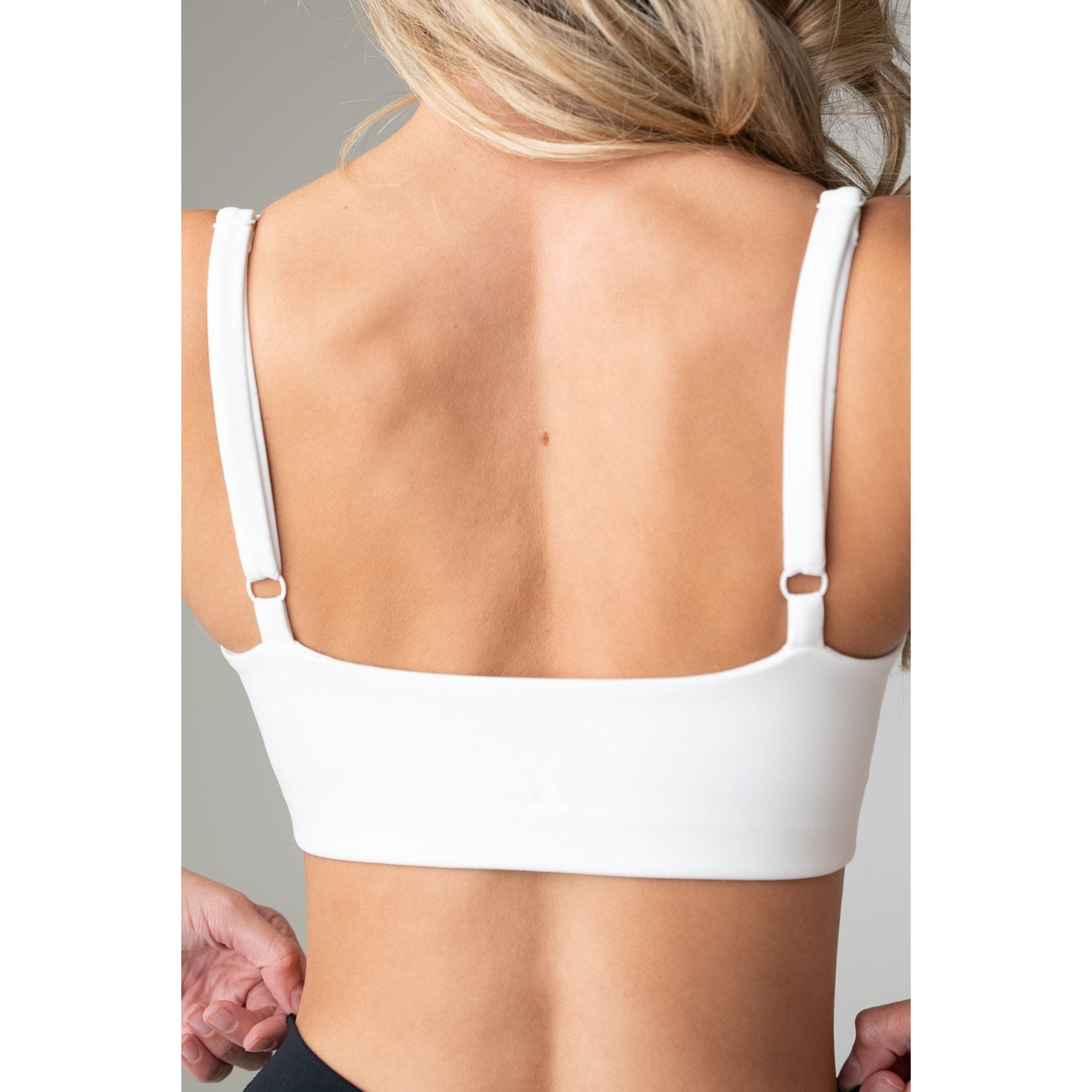 Cloud II Scoop Bra, Snow / White, alternate image number 3