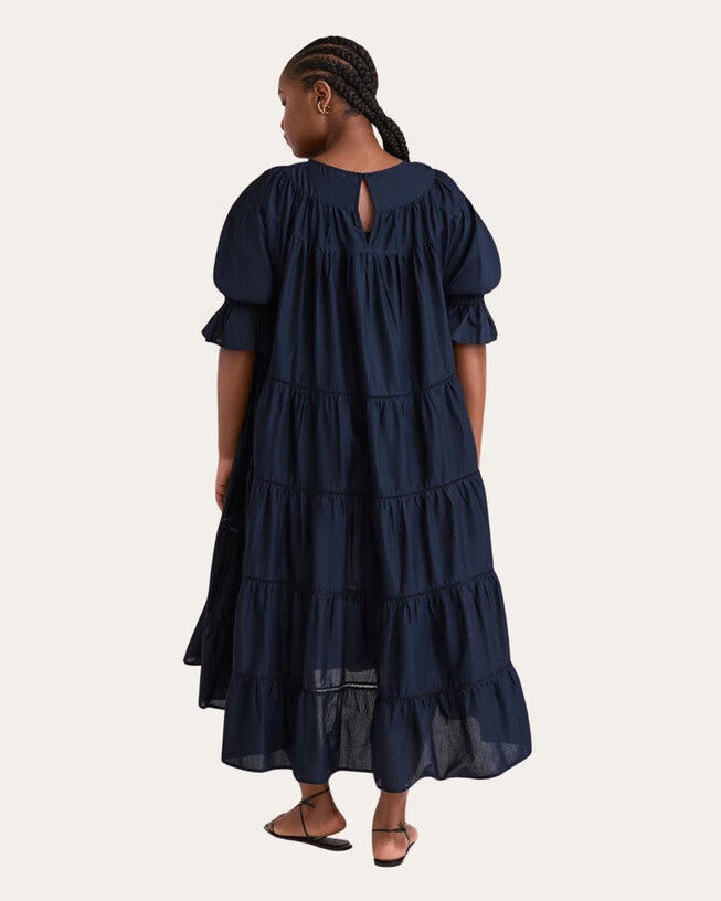 Paradis Dress, Navy / Navy, alternate image number null