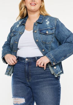 Loren Denim Jacket (Plus Size)
