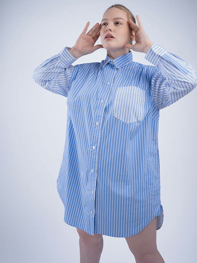 Signature Tunic Remix, Oxford Navy / Navy, alternate image number null