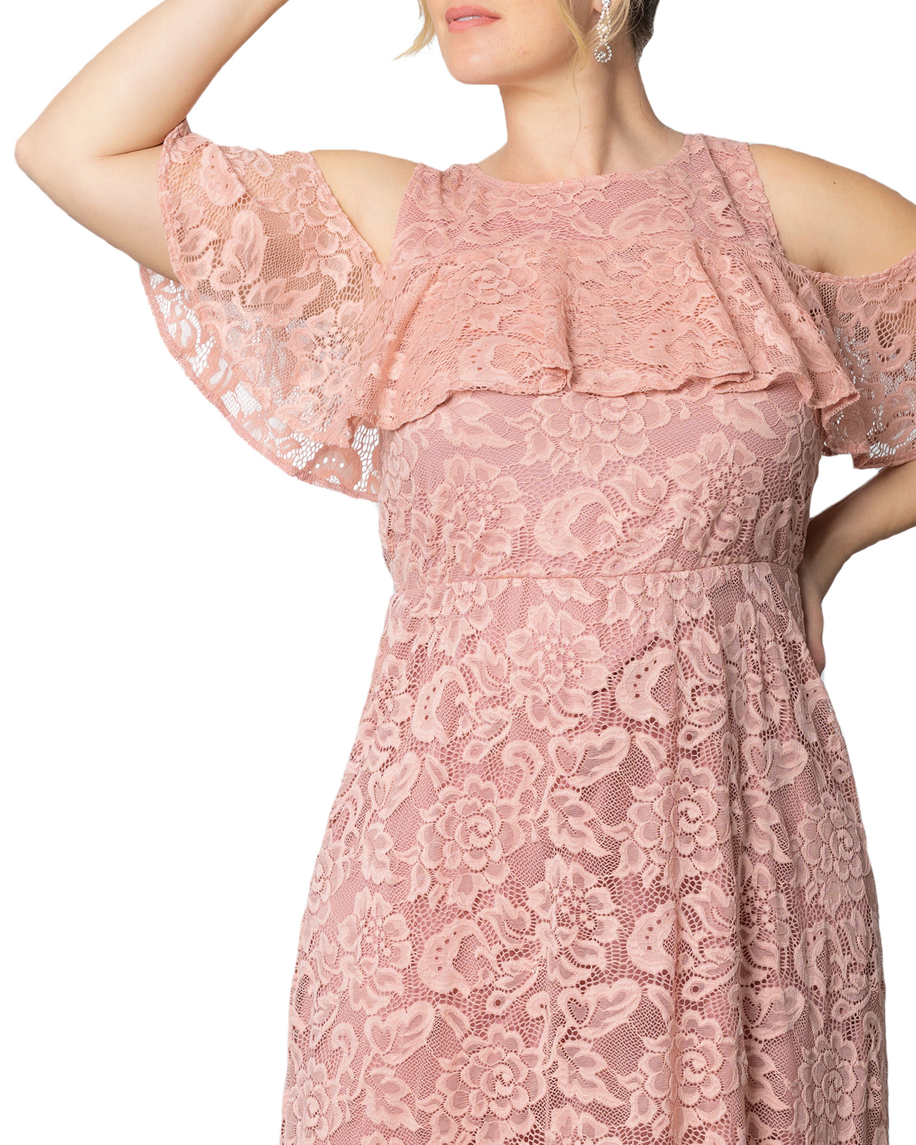 Riviera Lace Evening Gown, , alternate image number 4
