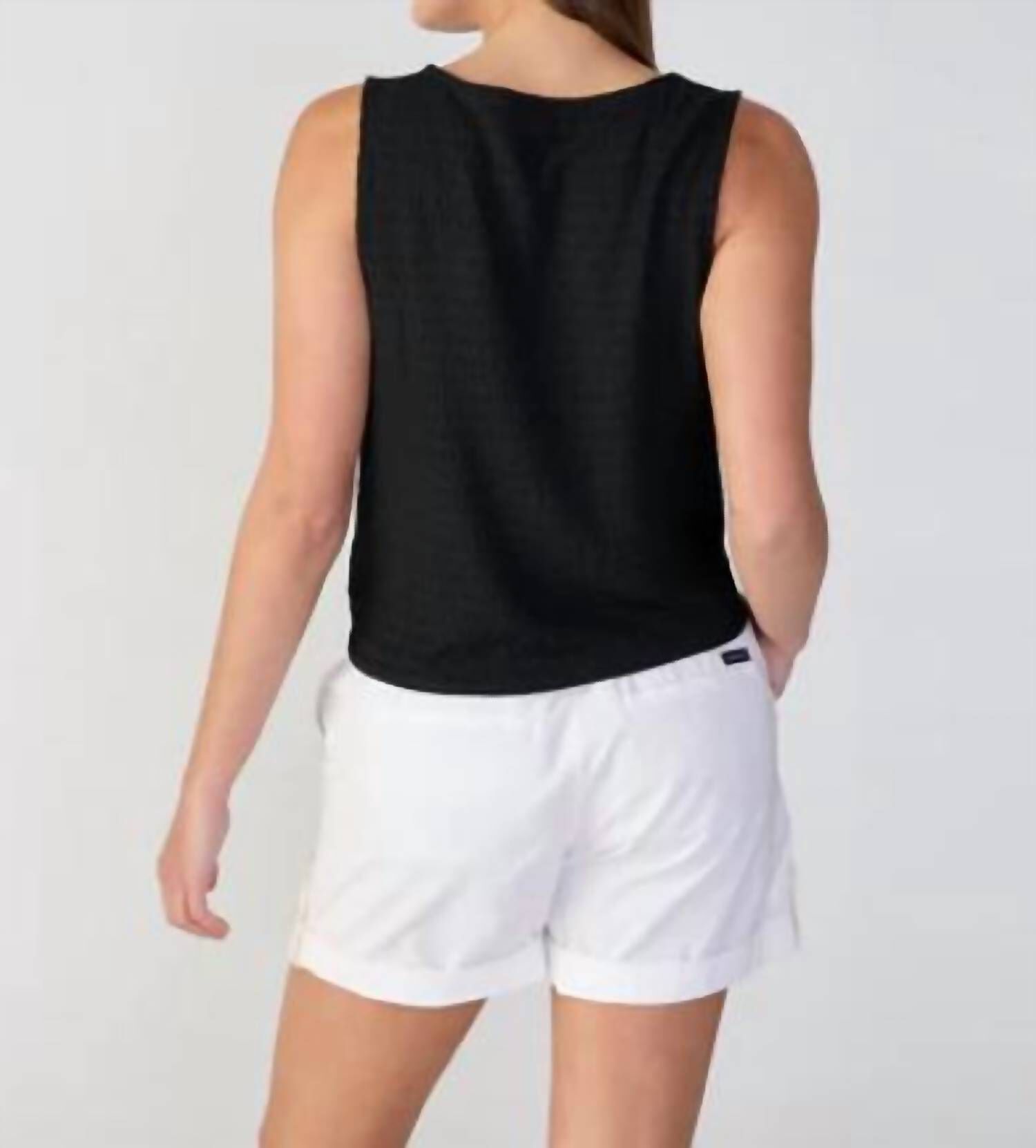 LINK UP TIE TANK IN BLACK, , alternate image number 4