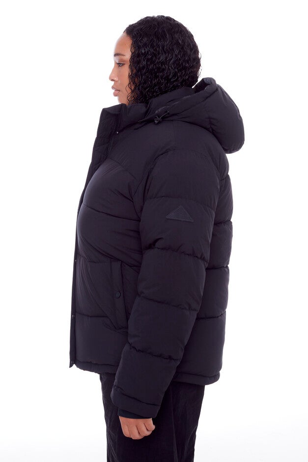 Women's Plus Size - FORILLON | Vegan Down Recycled Short Quilted Puffer Jacket, , alternate image number null