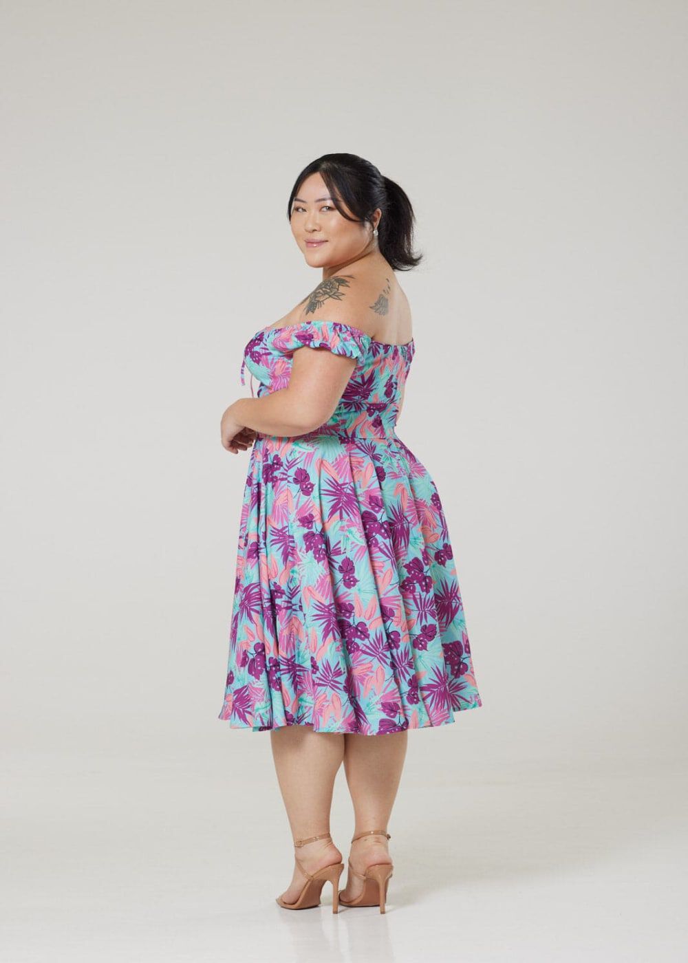 Misty Dress, Light Blue / Light Blue, alternate image number 2