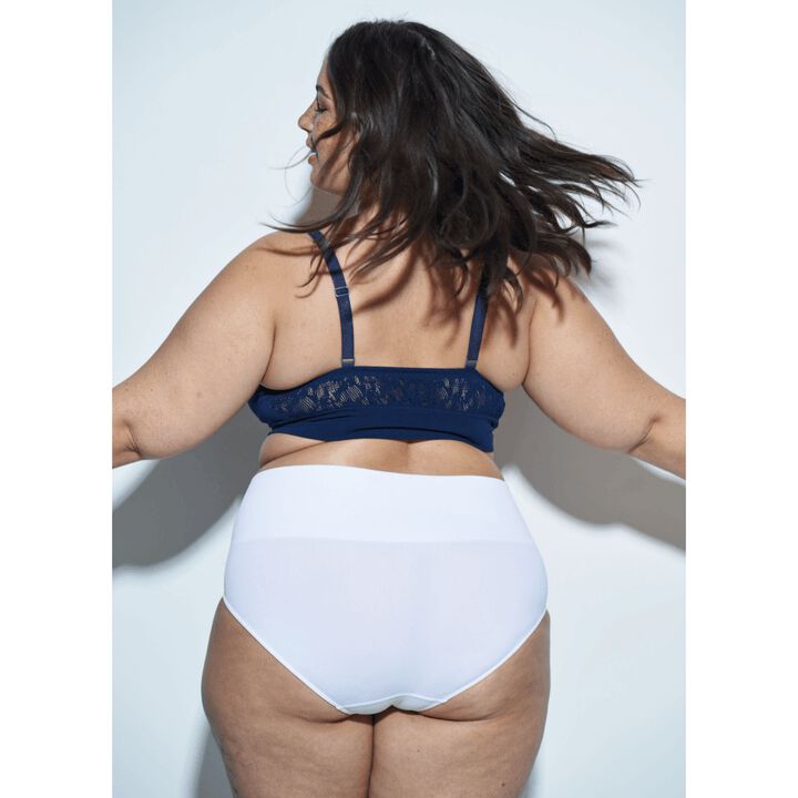 HIGH RISE SMOOTHING BRIEF, Optic White / White, alternate image number 1