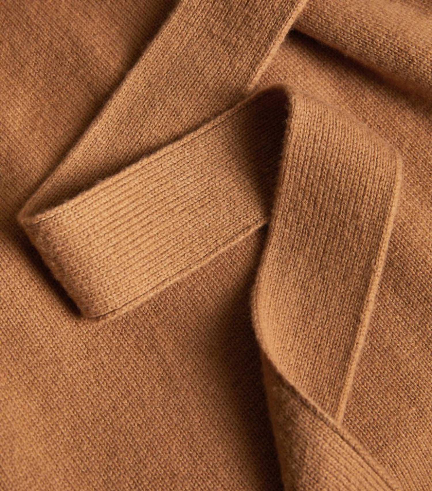 CHERISE CUTOUT SWEATER MIDI DRESS IN TOFFEE, , alternate image number 8