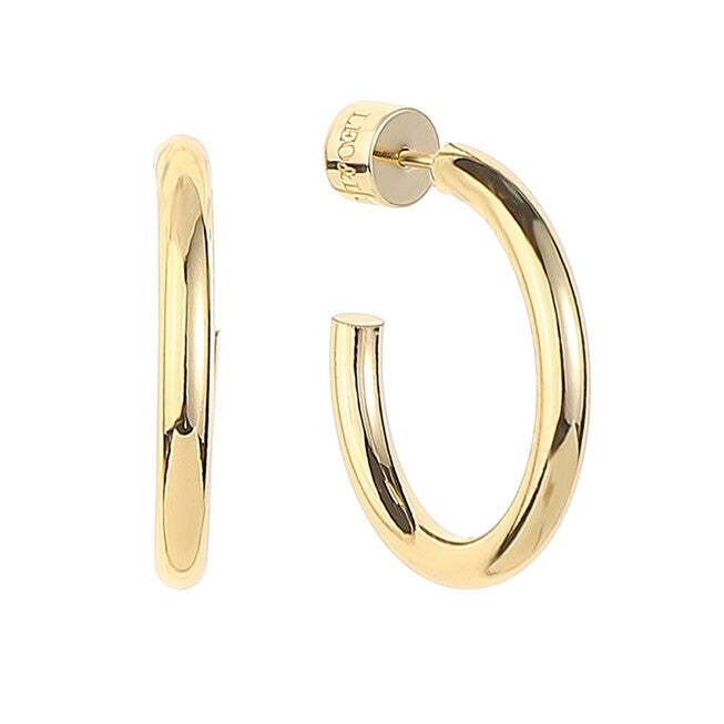 Classic Golden Hoops, Gold / Gold, hi-res image number 0