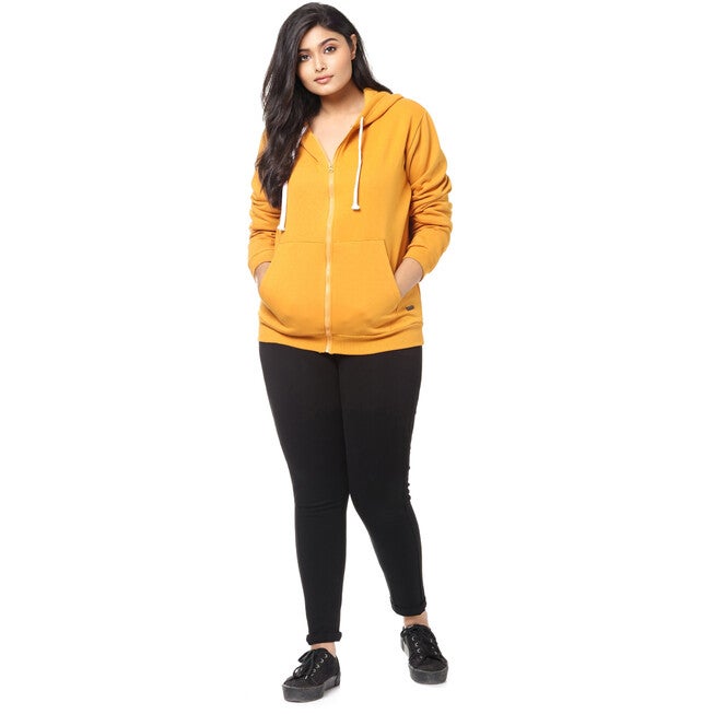 Solid Hooded Sweatshirt, , alternate image number null