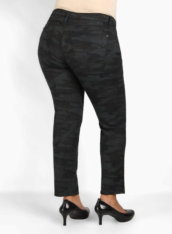 TWIGGY Z JEANS IN ESPIONAGE, Espionage / Kelly Green, alternate image number null