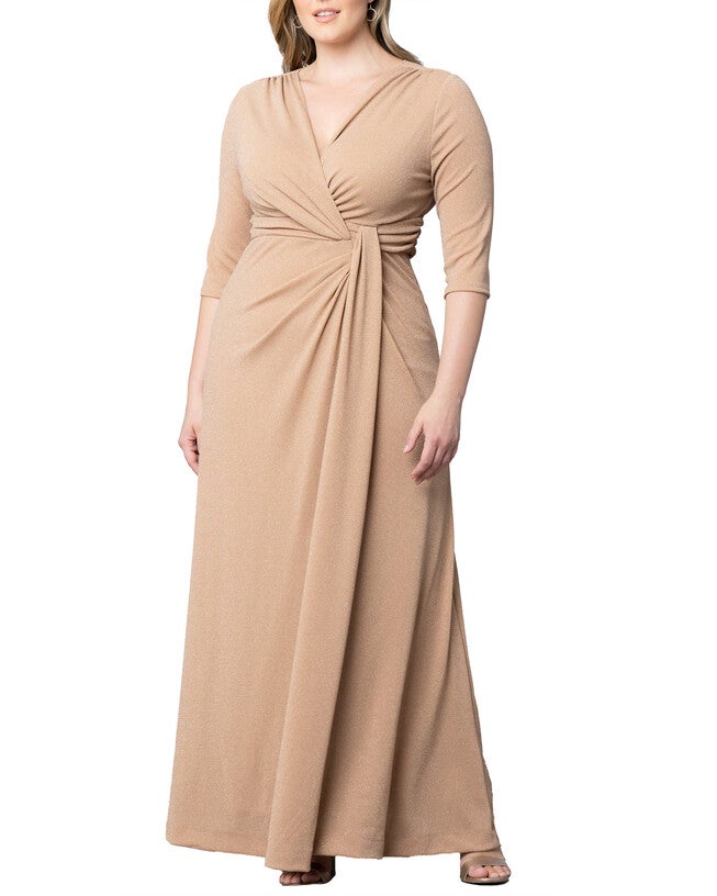 Romanced by Moonlight Gown, CHAMPAGNE / Gold, hi-res image number 0