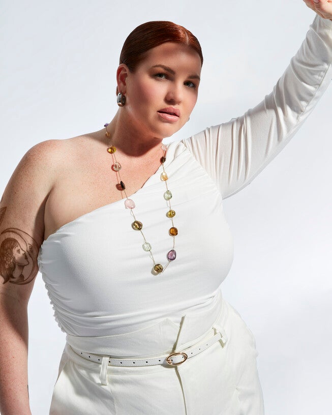 Hendrix Top, White / White, hi-res image number 0
