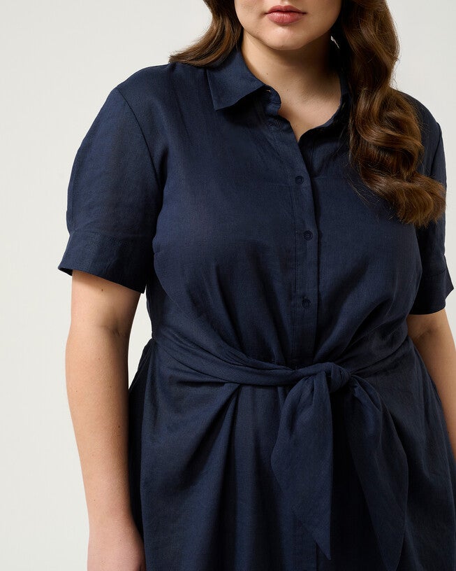 Esther Dress, Navy / Navy, alternate image number null