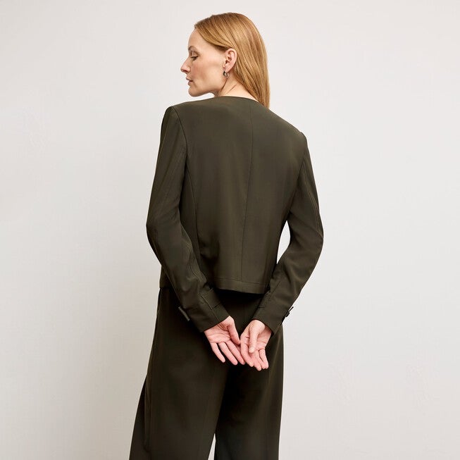 Ayla Travel Jacket - OrigamiTech, Olive / Olive Green, alternate image number 2