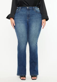 Hope Essentials High Rise Skinny Bootcut Jeans (Plus Size)