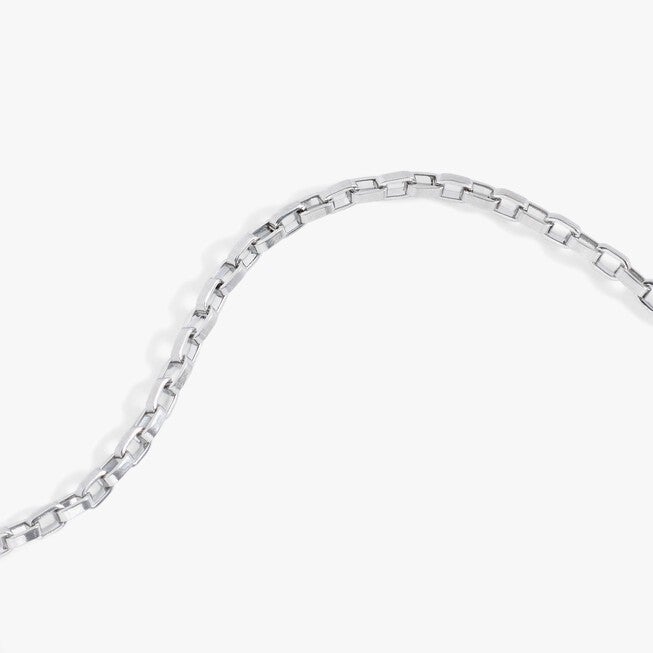 Everyday Box Link Chain Bracelet, Silver / Silver, alternate image number 1