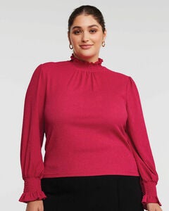 Zinnia Shirred Top
