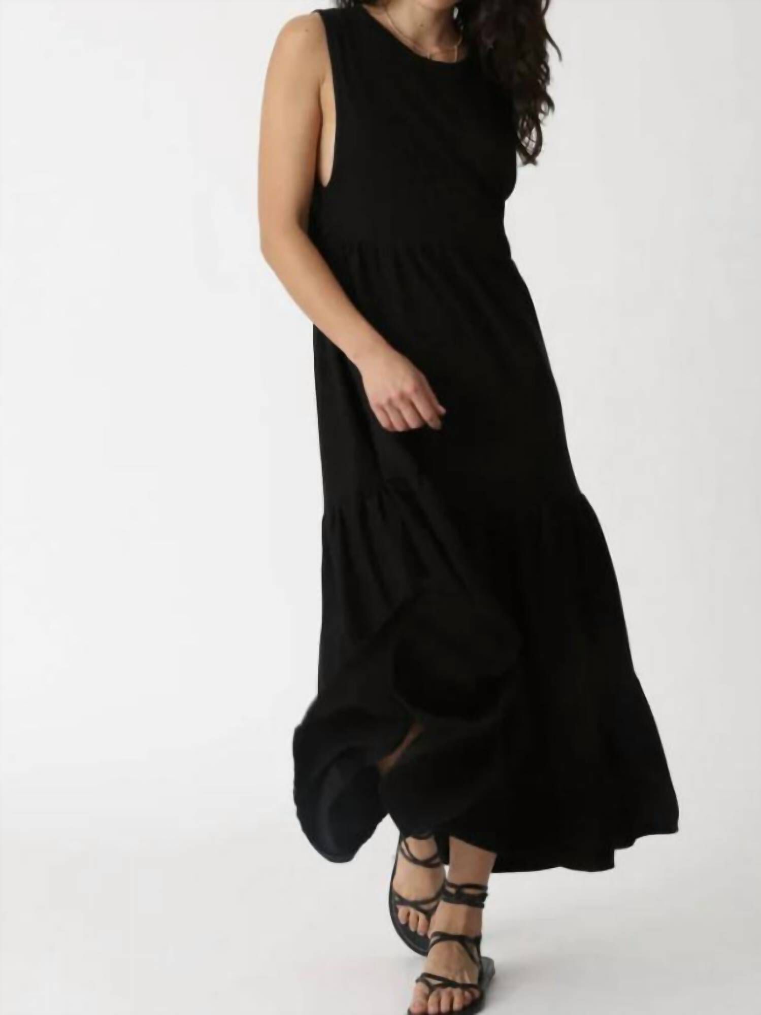 PALOMA DRESS-BLACK IN BLACK, Black / Black, hi-res image number 0