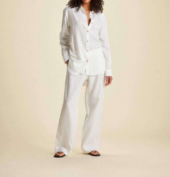 LONDON PJ BOTTOM IN WHITE, White / White, hi-res image number 0