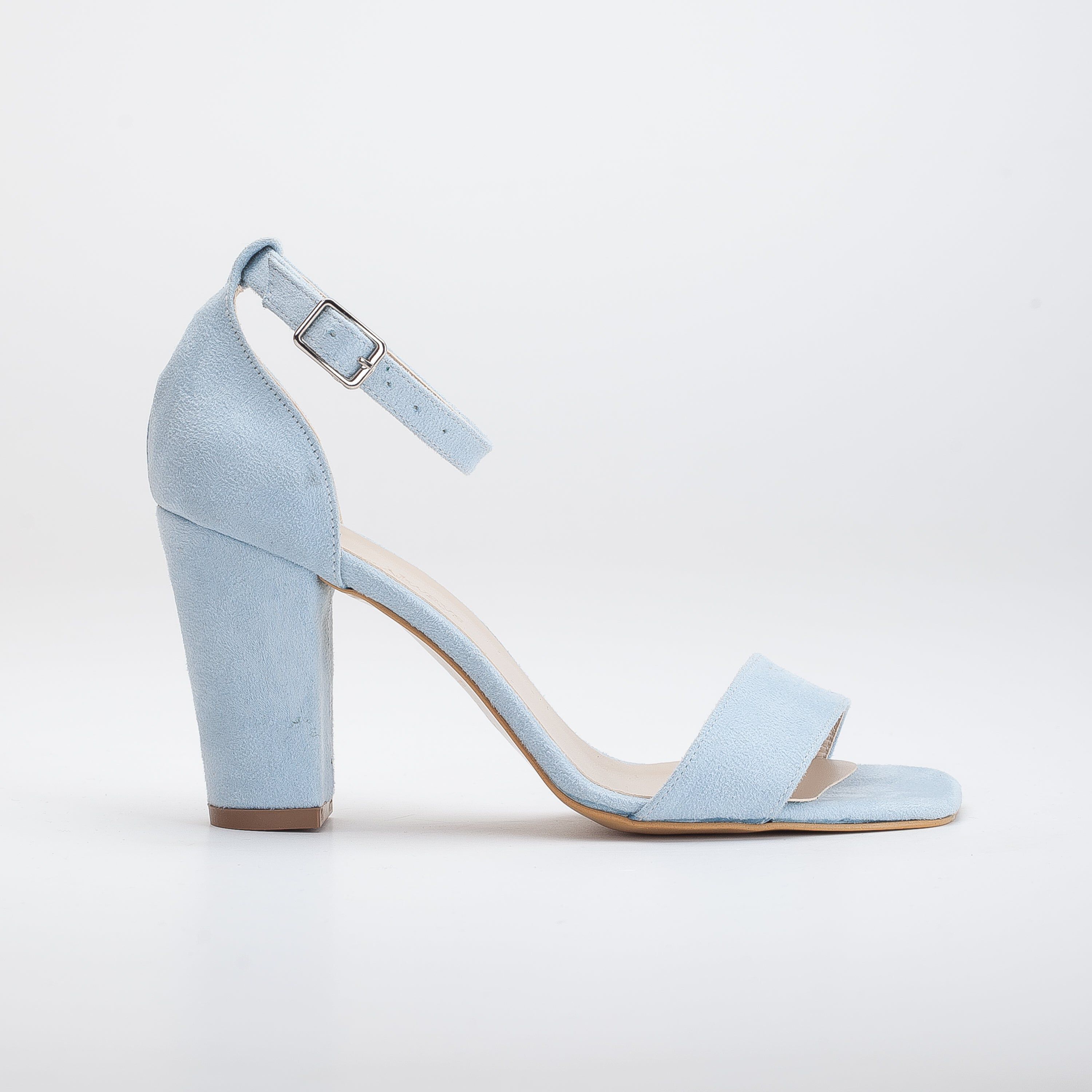 JESS - CORAL SUEDE SANDALS, BLUE / Light Blue, hi-res image number 0