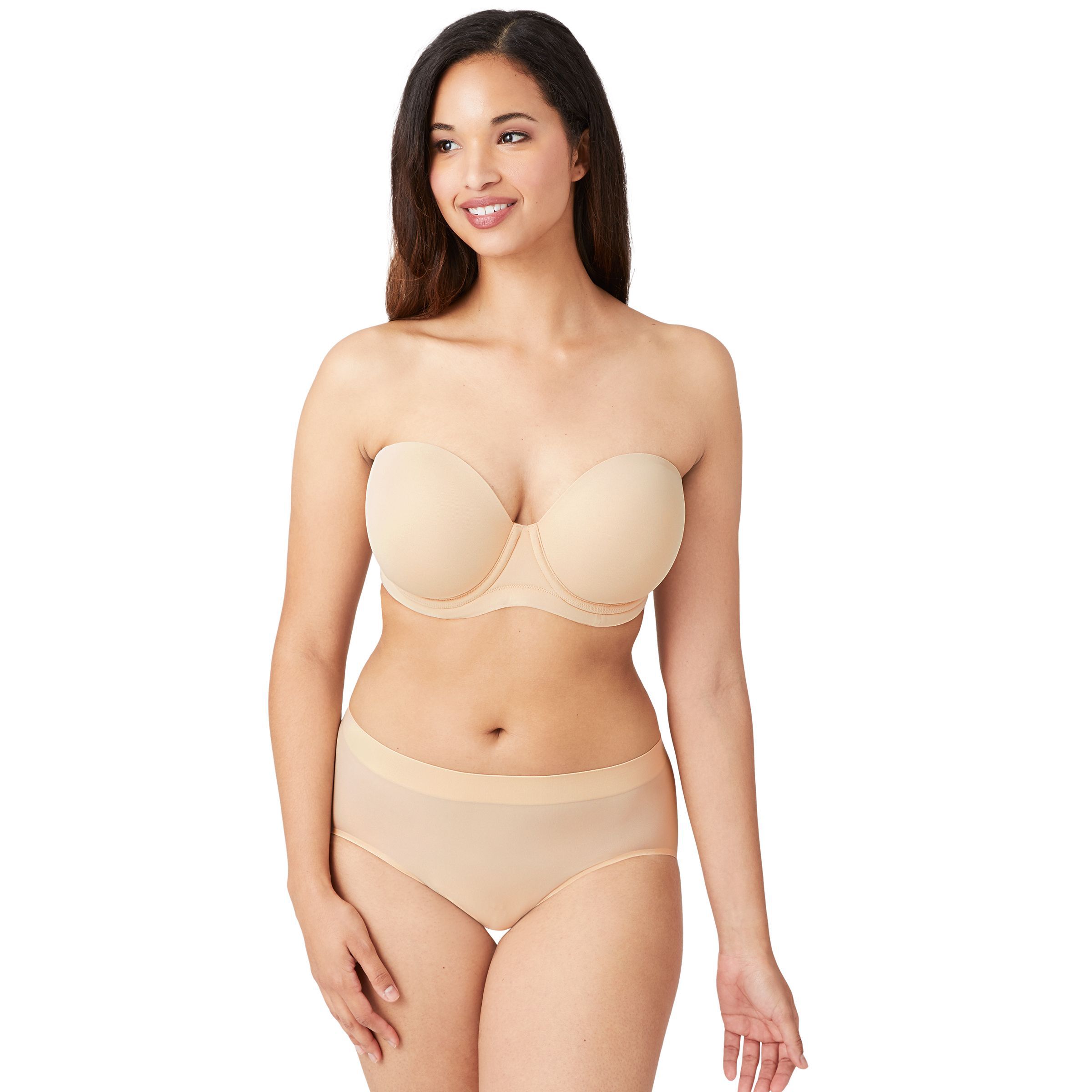 Red Carpet Strapless Underwire Bra, Sand / Tan, hi-res image number 0