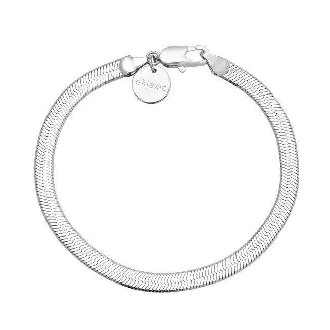 5mm Viper Chain Anklet 9.5 inches Silver, Silver / Silver, hi-res image number 0
