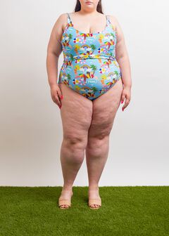 Poolside Printed One-Piece Swimsuit