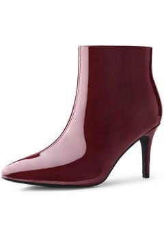 POINTED TOE STILETTO HIGH HEEL DRESS BOOTS
