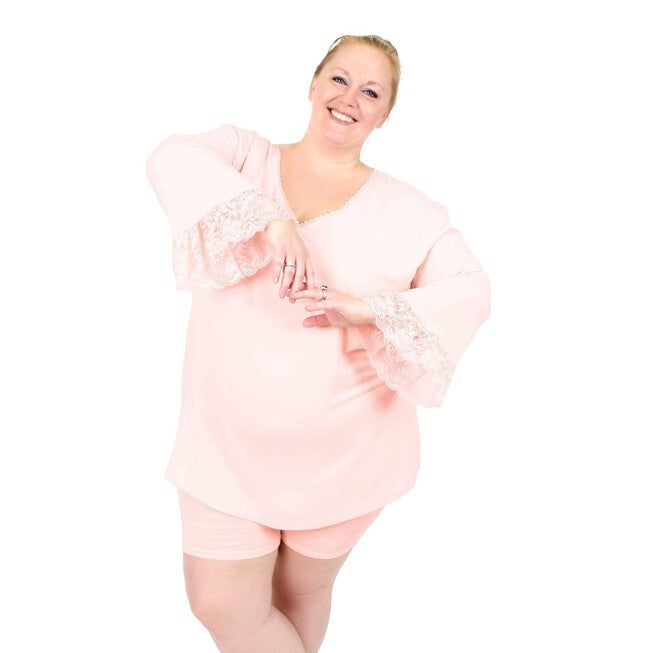 Lux Cotton Nightshirt, , alternate image number 1