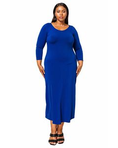 ASHE SCOOP NECK MAXI
