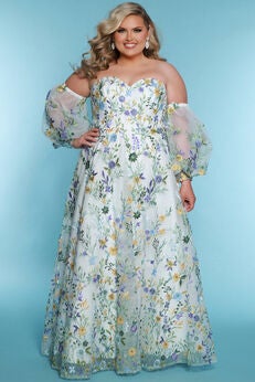 EMBER FLORAL WEDDING DRESS