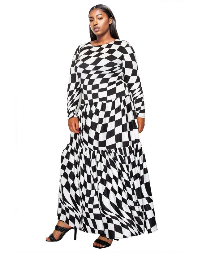 GRAYSON TIERED MAXI DRESS, , alternate image number 3