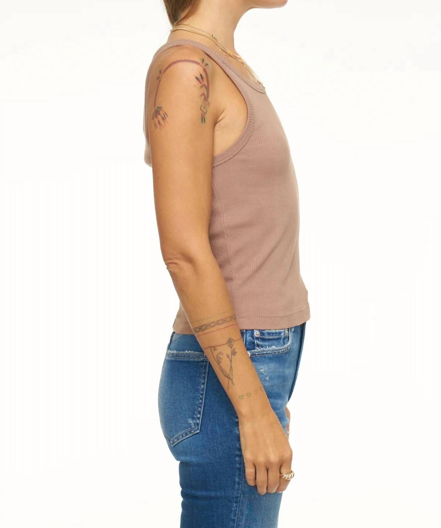 ALDEN TANK TOP IN MUSHROOM, , alternate image number 4