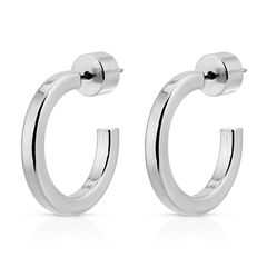 Mini Ava Huggie Hoops Silver