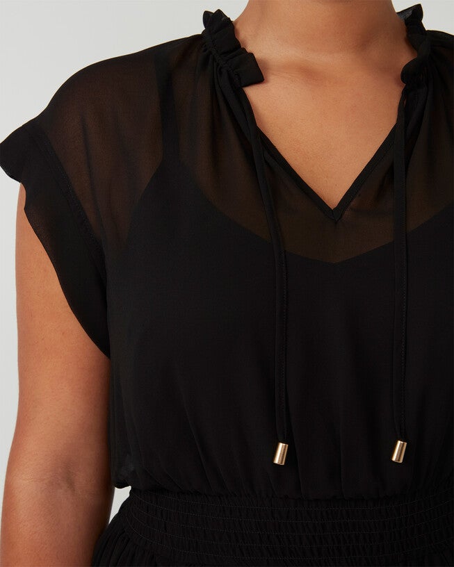 Utah Dress, Black / Black, alternate image number 4