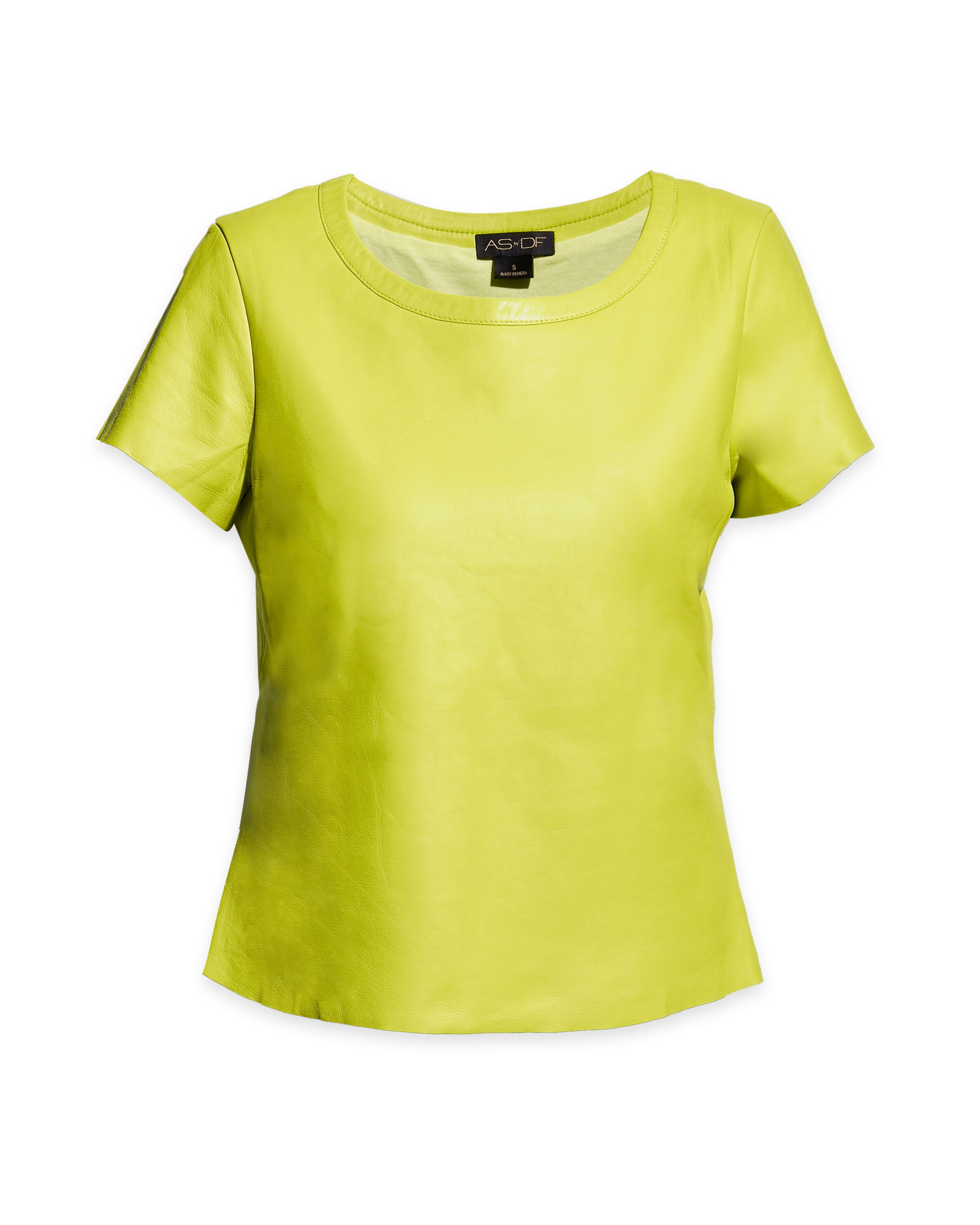 New Guard Recycled Leather Tee, Sorrento Lime / Light Green, hi-res image number 0