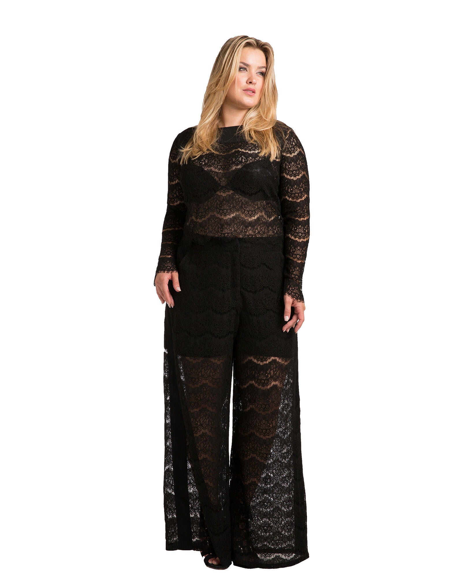 Sydney Black Lace Skimmer, , alternate image number 7