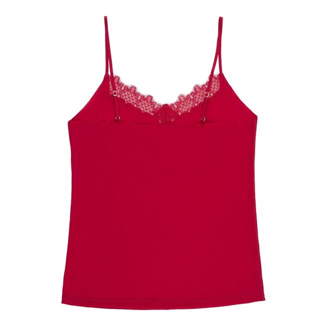 Soft Seamless Camisole with Lace, , alternate image number 6