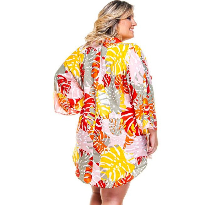 Elbow Sleeve Shirt In Marrocos Print, Morocco / White, alternate image number null