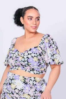 Puff Sleeve Sonny Crop Top