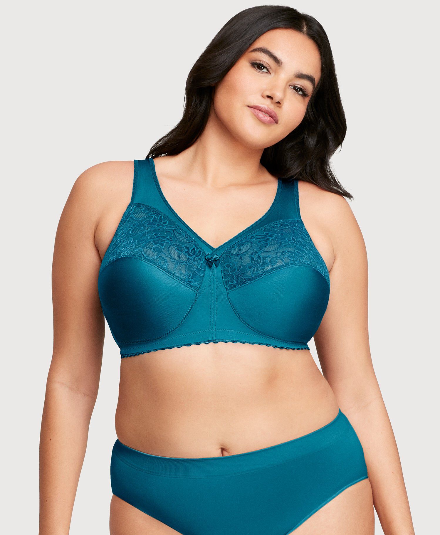 MagicLift Original Support Bra, Dark Teal / Turquoise, hi-res image number 0
