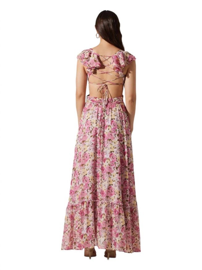 PRIMROSE DRESS, Pink Floral / Pink, alternate image number null