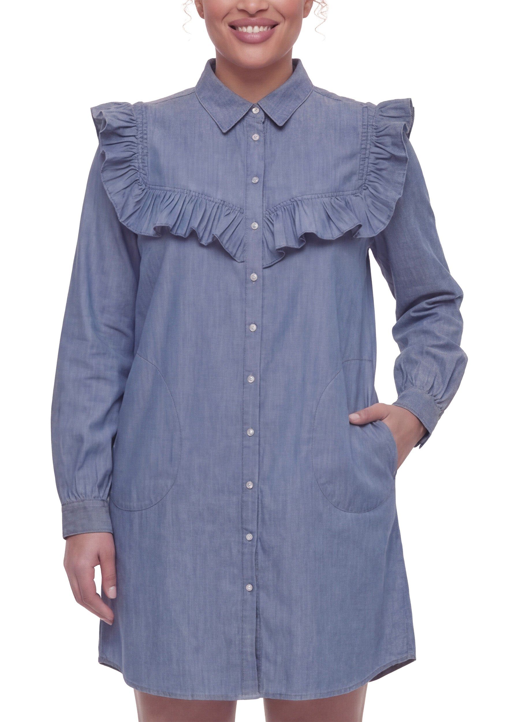 Parker Dress, Light Denim / Light Blue, alternate image number 3