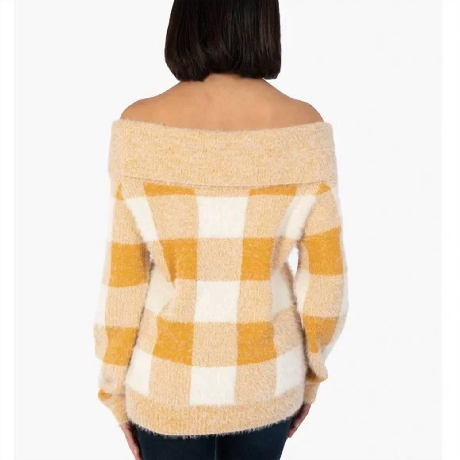HARUKA SWEATER IN YELLOW, Yellow / Yellow, alternate image number 2