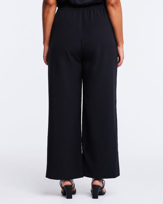 Savannah Black Wide-Leg Pant, , alternate image number 8