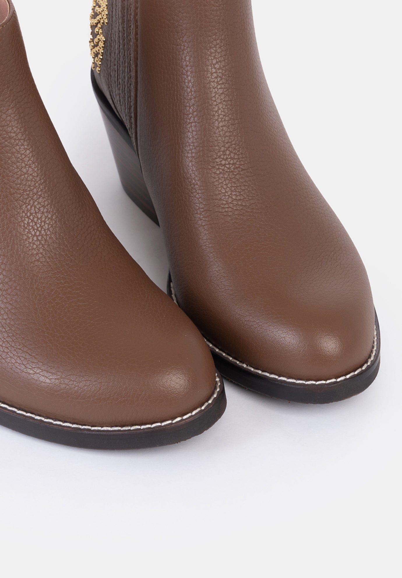 Faith Step In Gore Bootie, Brown Sugar / Brown, alternate image number 3