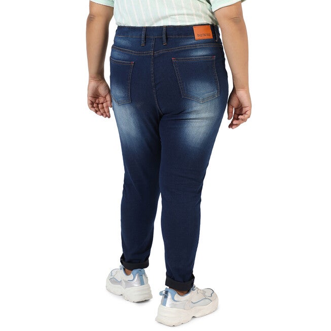 Stone Wash Skinny Jeans, Navy / Navy, alternate image number null