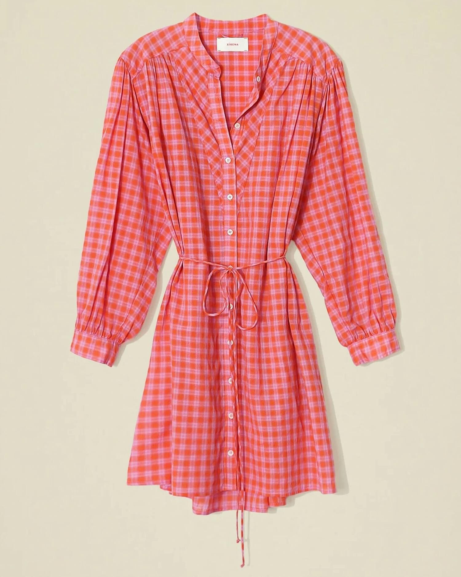 WINNIE DRESS IN ORANGE PINK, , alternate image number 5