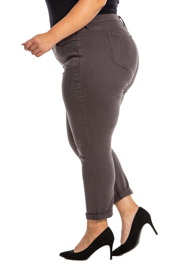Mid Rise Boyfriend - Castlerock, CASTLEROCK / Charcoal Grey, alternate image number 2