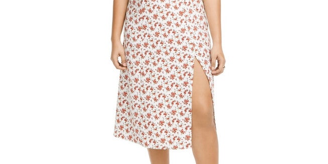 Danielle Bernstein Women's Plus Woven Floral Maxi Dress White Size 20W, White / White, alternate image number 2