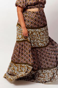 Aisha Tiered Maxi Skirt